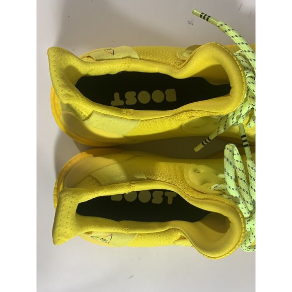 ADIDAS PHARRELL X ADIDAS SOLARHU GLIDE MEN SIZE 10.5 NEW BRIGHT YELLOW - Picture 9 of 10